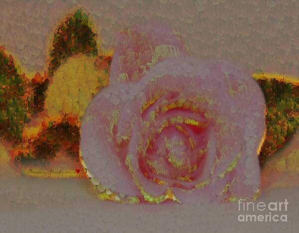  Painting - A Blonde Rose by Catherine Lott