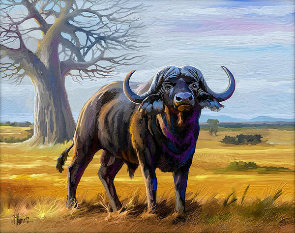 African Buffalo Paintings #2 4) | Art America