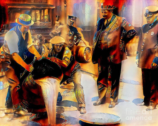 Prohibition 18th Amendment In Nostalgic Painterly Colors 2020051 Art Print