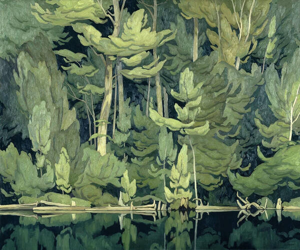 Wall Art - Painting - Shore Pattern by A. J. Casson by Alfred Joseph A J Casson