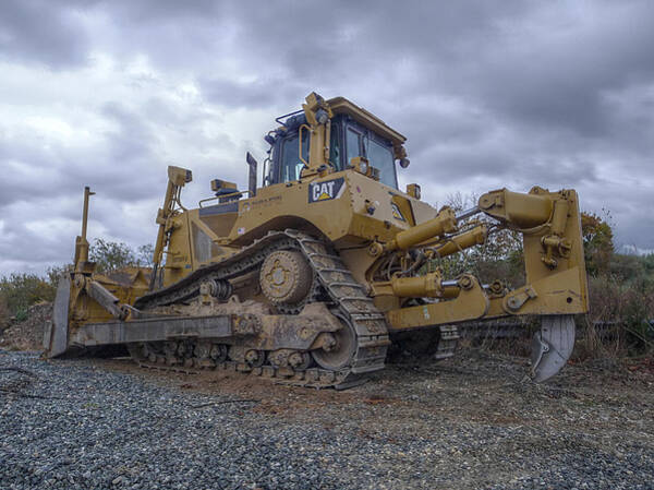 Caterpillar Storm 1 Art Print