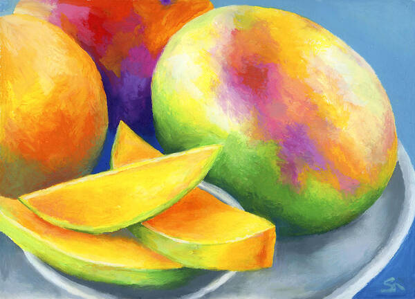 Wall Art - Painting - Last Mango in Paris by Stephen Anderson