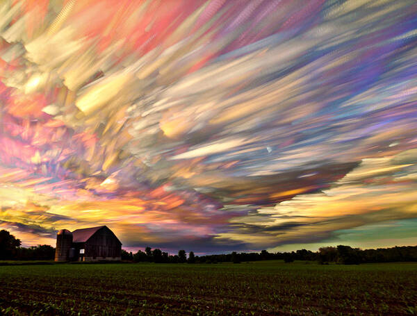 Sunset Spectrum Art Print