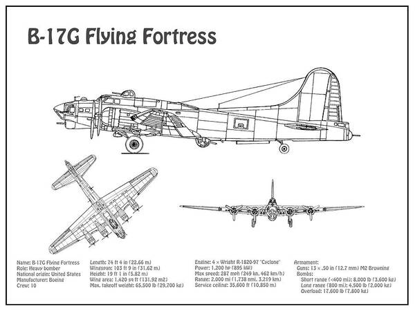 B 17 Bomber Drawings Fine Art America