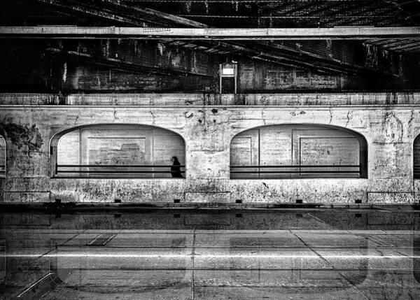 Under The Overpass No 1 Reflection Art Print