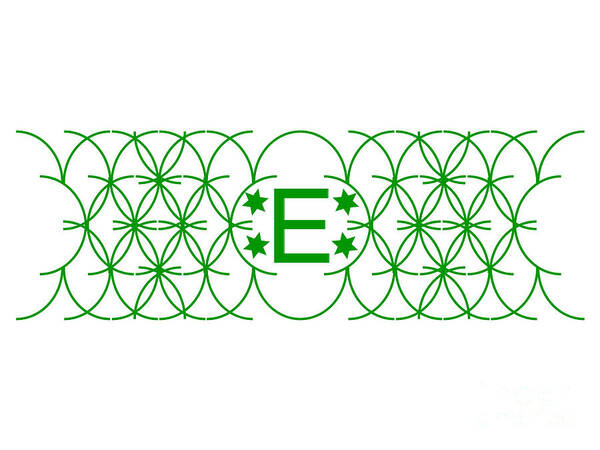 E: Monogram Initial E Notebook, Graffiti & White Brick  
