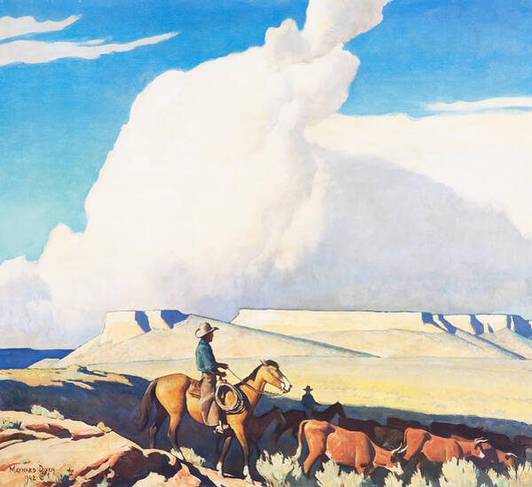 Wall Art - Painting - Open Range by Maynard Dixon