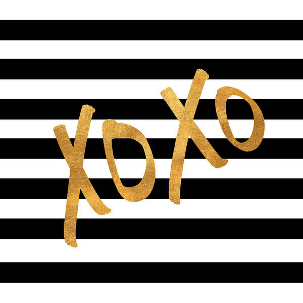 Valentines Stripes Iii Art Print