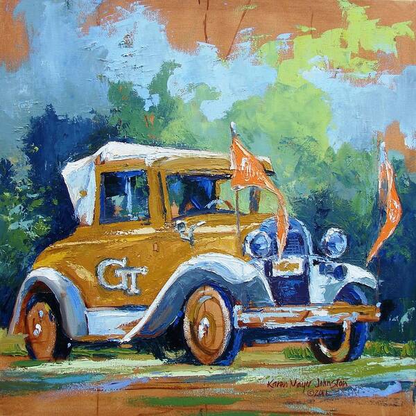 America for Sale Wreck Car Fine - Paintings Art