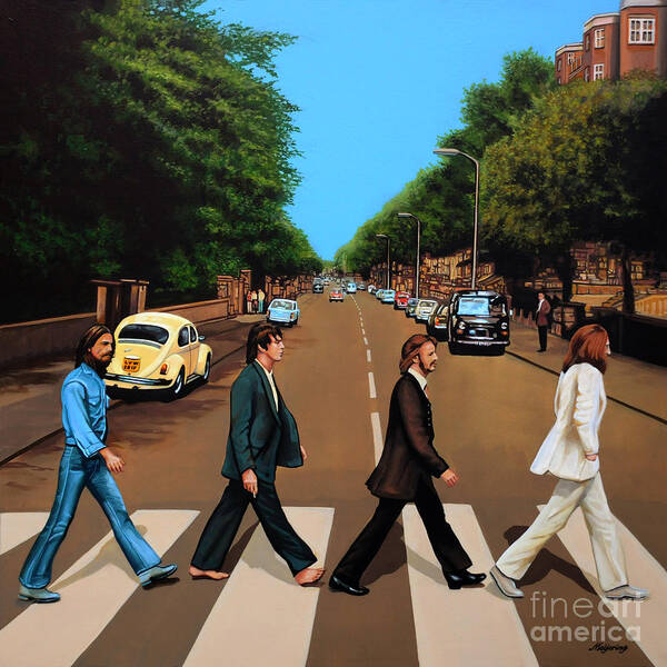The Beatles Abbey Road Art Print