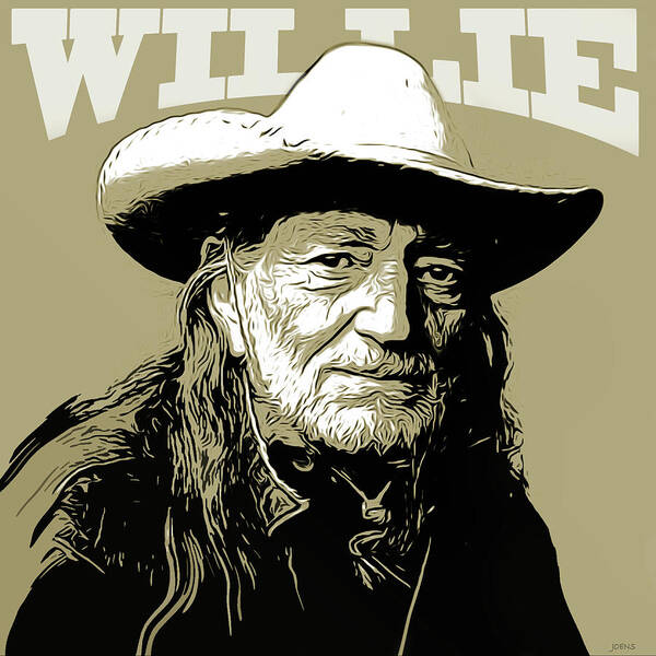 Willie Nelson Signed CD Framed W Cover Photo in 13x7