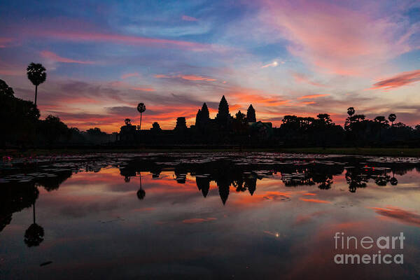 Fototrav Print - Angkor Wat at Sunrise Cambodia