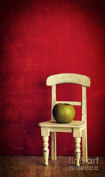 Edward Fielding - Chair Apple Red Still Life