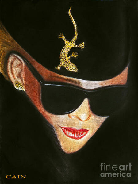 William Cain - Lizard Lady In Sunglasses