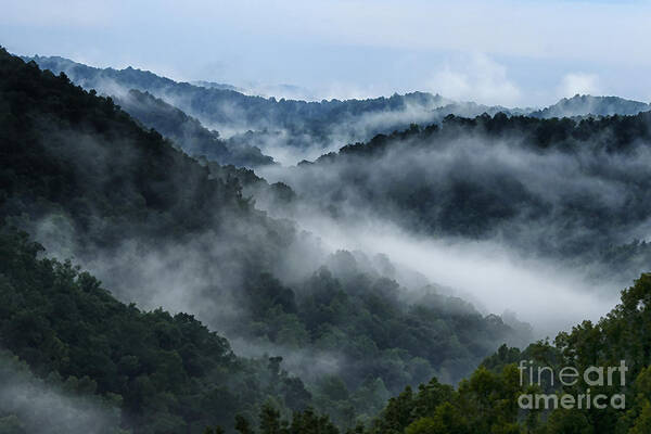 Thomas R Fletcher - Misty Mountain Morning