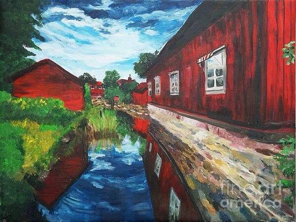 Frankie Picasso - Red Barns Reflected