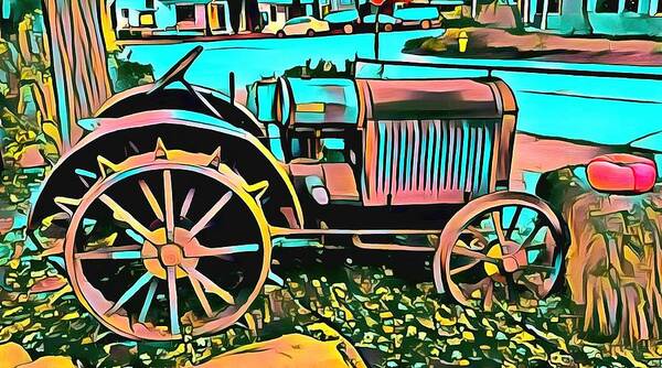 Floyd Snyder - Abstract Tractor Los Olivos California