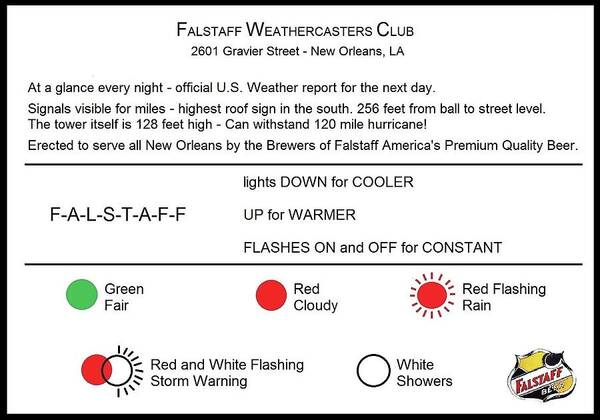 Deborah Lacoste - Falstaff Weathercasters Club