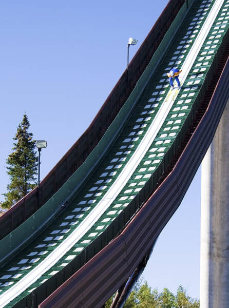 Sherry  Curry - Olympic Ski Jump Training