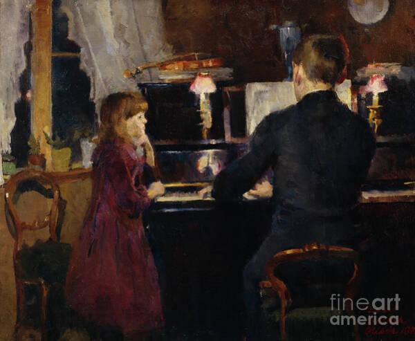 Child Playing Piano Paintings | Fine Art America