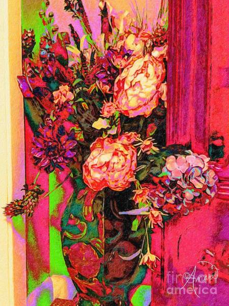 Ann Pride - Bright Flowers in a Vase
