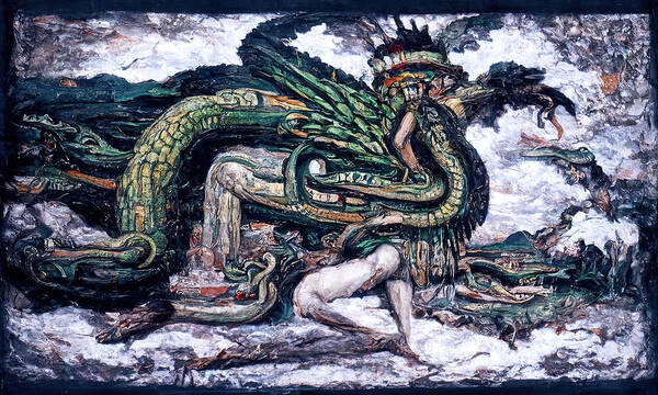 AM FineArtPrints - Quetzalcoatl, The Serpent God, 07