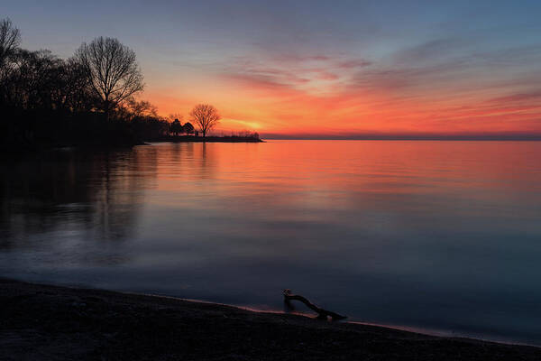 Georgia Mizuleva - Soft Velvet - Colorful Dawn on Lake Ontario in West End Toronto
