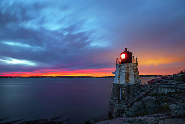 Juergen Roth - Sunset Bliss at Castle Hill Lighthouse