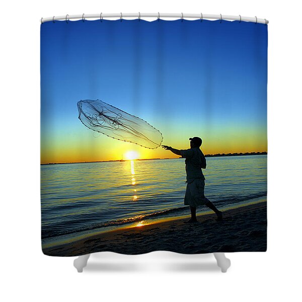 Fishing Pole Shower Curtains for Sale - Pixels Merch