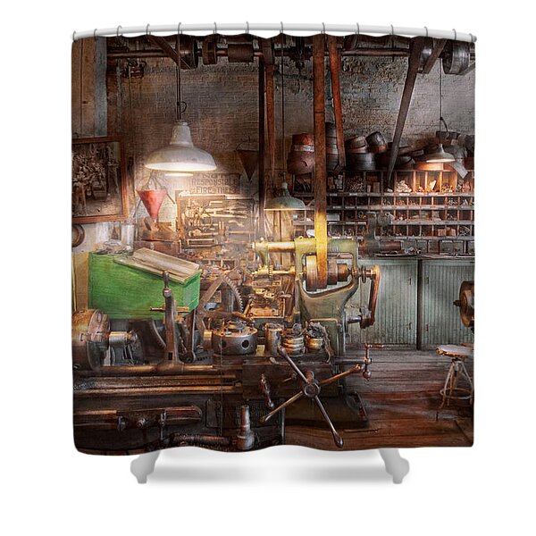 Machinist - It All Starts With A Journeyman Shower Curtain