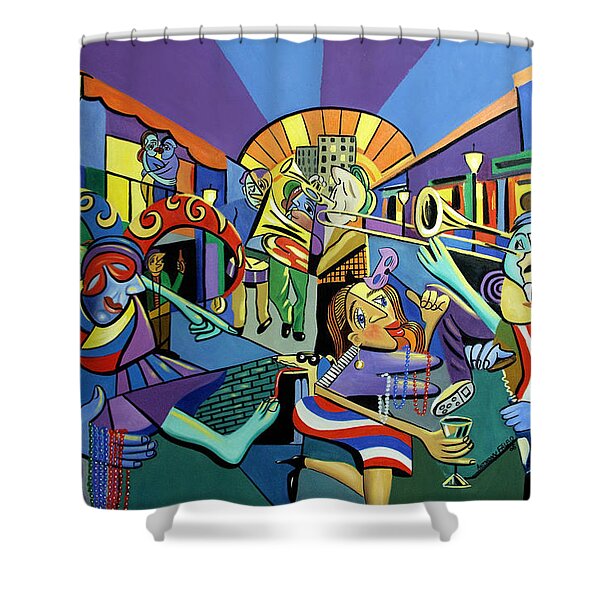 Details about   Mardi Gras Shower Curtain Carnival Blazon Art Print for Bathroom 