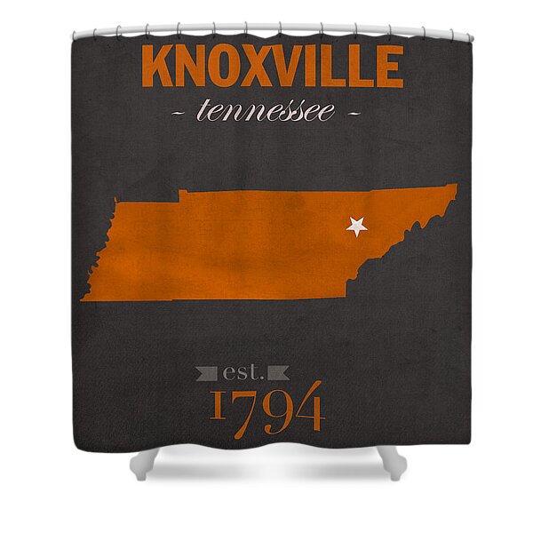 NCAA University Of Tennessee Decorative Bath Collection Shower Curtain 