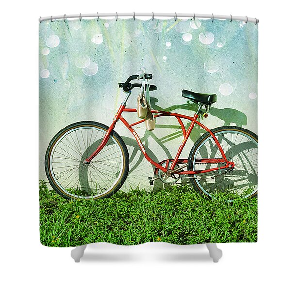 Bathroom Accessories. 180X180Cm 40X60Cm ZZZdz Life Is Beautiful Hand Drawn Bicycles Waterproof Shower Curtain Carpet Easy To Clean Plus Velvet
