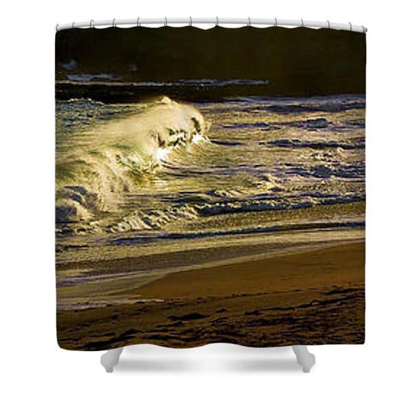 Shore Break #1 Shower Curtain