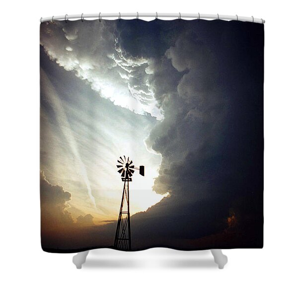 Windmill, Supecell Formation Shower Curtain