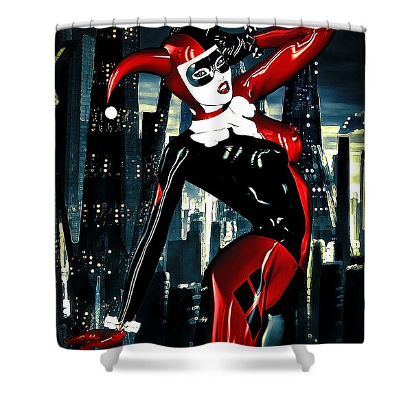 Details about   NEW Harley quinn and dead pool Custom High Quality Shower Curtain 60x72 Inch 