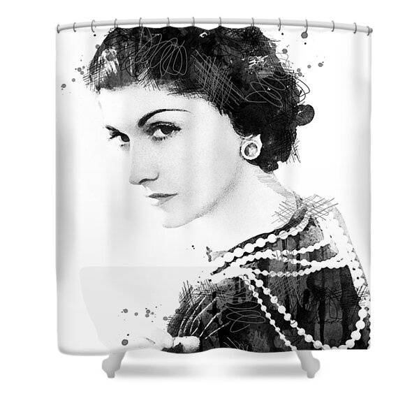Madame Coco Chanel Portrait Of Gabrielle Bonheur Bath Towel by Artista  Fratta - Pixels