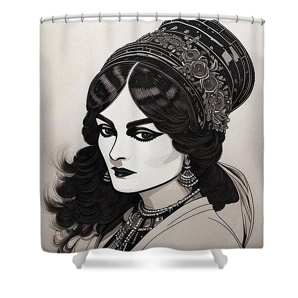 Coco Chanel Black Logo In Pink Feather Bathroom Shower Curtain Set - REVER  LAVIE
