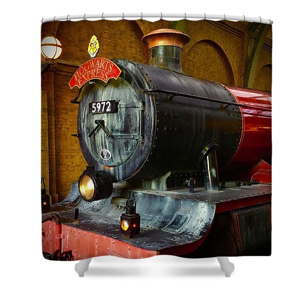 Hogwarts Express Train Platform Shower Curtains Bathroom Polyester Fabric 71INCH 