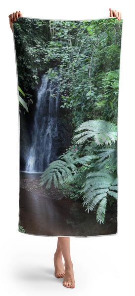 Woman Holding Towel