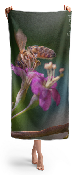 Woman Holding Towel