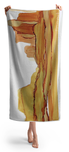 Woman Holding Towel