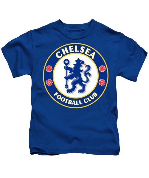 Chelsea Football Baby Childrens T-Shirt Top-Royal Blue-Born & Bred-Unisex Gift Hat-Trick Designs 
