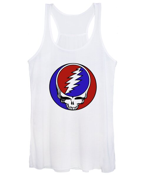 Ripple Junction Grateful Dead Distressed Steal Your Face Womens Tank Top 