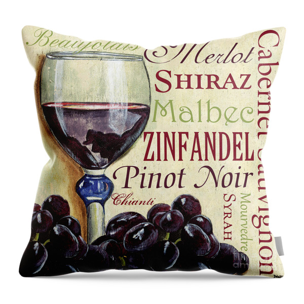 Funny Wine Drinkers Christmas Santa Christmas Glass Funny Wine Drinkers Throw Pillow 18x18 Multicolor