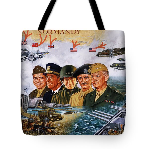 D Day Normandy Long Handled Shopping Bag
