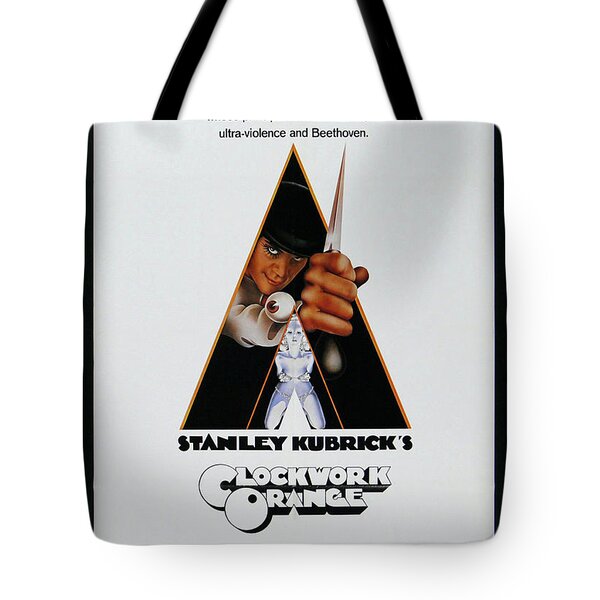 CLOCKWORK ORANGE MOVIE POSTER COOL SHOPPING CANVAS TOTE BAG IDEAL GIFT PRESENT 