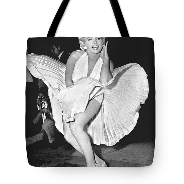  Midsouth Products Norma Jeane as Marilyn Large Tote Bag - Color  collage Multi : Everything Else