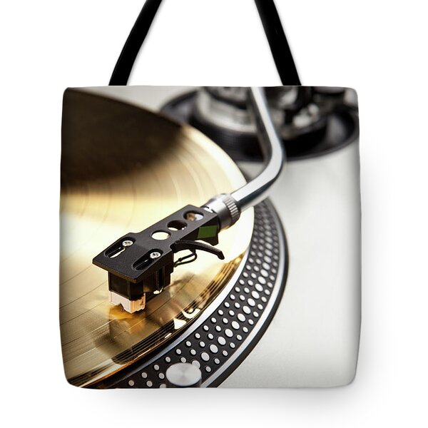 Vinyl Record Tote Bag by Photo - Lyn Randle 
