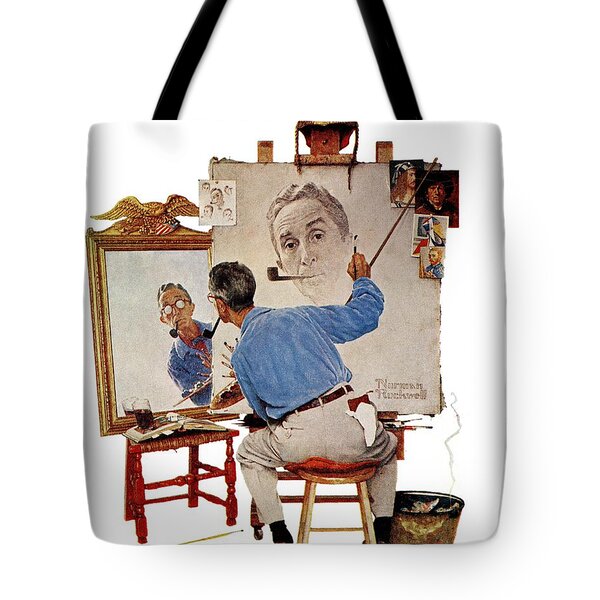 blank Canvas Tote Bag by Norman Rockwell - Fine Art America
